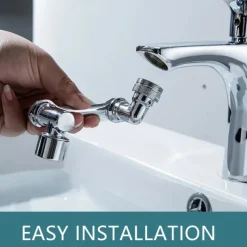 Alloy Faucet Extender Head Replacement Mechanical Arm 1080° 2 Mode Sprayer Nozzle Attachment, Water Aerator Bubbler for Bathroom Kitchen, Universal Tap Extend Spray Filter Spout Adapter Accessories