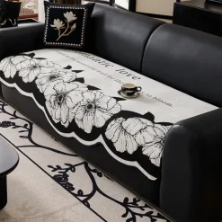 All-Season Chenille Couch Cover - Soft and Durable Fabric for Year-Round Comfort - Elegant Design Enhances Any Living Space - Protects Your Sofa from Spills, Stains, and Scratches - Easy to Fit, Remov