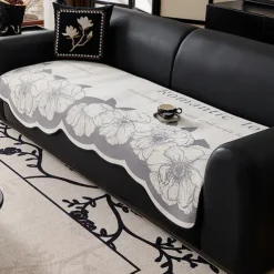 All-Season Chenille Couch Cover - Soft and Durable Fabric for Year-Round Comfort - Elegant Design Enhances Any Living Space - Protects Your Sofa from Spills, Stains, and Scratches - Easy to Fit, Remov