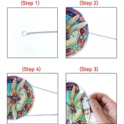 Alphabet Stained Window Hanging Suncatcher For Windows Panels Sun Catcher Autumn Ornament Decoration Alphabet Memorial Gift For Friend, Christmas Xmas Gift