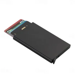 Aluminum Card Holder ID RFID Credit Card Holder Automatic Pop-up Bank Card Box Smart Quick Release Women Wallet Mini Car Package