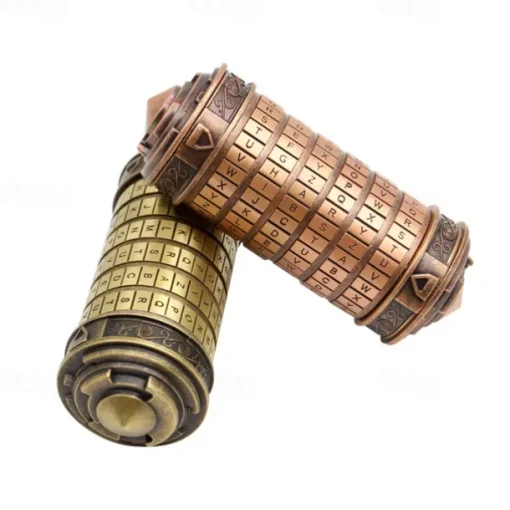 Ancients' Lockbox Puzzle Box,Da Vinci Code Lock in Antique Bronze Perfect Valentine's Day Mother's Day Birthday Gift