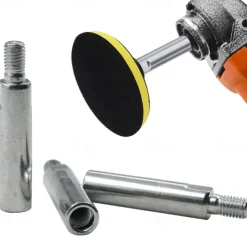 Angle Grinder Bit Extension Shaft 80mm M10 Durable Connecting Rod for Polishing Pad Grinding Connection Adapter Power Tool