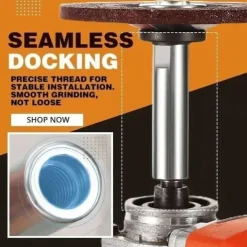 Angle Grinder Bit Extension Shaft 80mm M10 Durable Connecting Rod for Polishing Pad Grinding Connection Adapter Power Tool