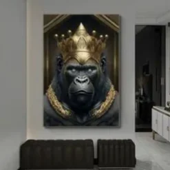 Animal Wall Art Canvas Prints and Posters Abstract Portrait Pictures Decorative Fabric Painting For Living Room Pictures No Frame