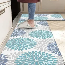 Anti Fatigue Kitchen Rug Non Slip Kitchen Mats Floor Mat Cushioned Area Rugs Waterproof Comfort Standing Mat Runner for Kitchen