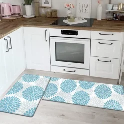 Anti Fatigue Kitchen Rug Non Slip Kitchen Mats Floor Mat Cushioned Area Rugs Waterproof Comfort Standing Mat Runner for Kitchen