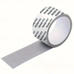 Anti-Mosquito Mesh Repair Tape - Waterproof Self-Adhesive Patch for Dorm Screens and Curtains, Strong Bond Fiberglass Repair Tape for Screen Tear - 2M Roll - For Homeowners & Renters - Ideal for Windo
