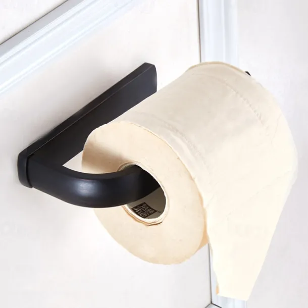 Antique Brass Toilet Roll Paper Holders,Towel Ring Hangers Bath Collection Set Wall Modern Mount