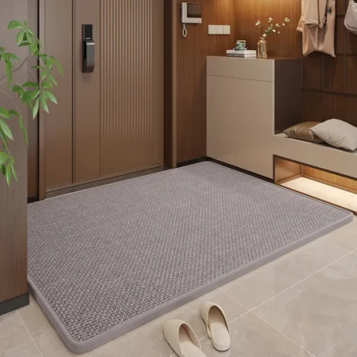 Anti-Slip Entrance Door Mat Absorbent and Dirt-Resistant Household Carpet Durable Non-Slip Door Mat for Indoor and Outdoor Use
