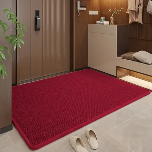 Anti-Slip Entrance Door Mat Absorbent and Dirt-Resistant Household Carpet Durable Non-Slip Door Mat for Indoor and Outdoor Use
