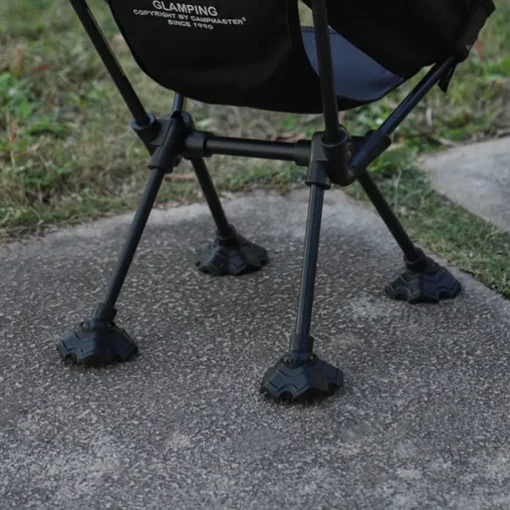 Anti-Slip Foot Sleeves with Reinforced Bottom - Durable Leg Caps for Camping Chairs & Tables - Extra Grip on Uneven Surfaces
