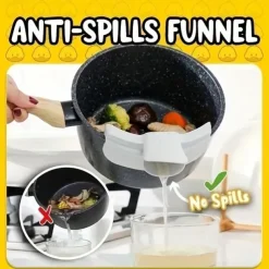 Anti-splash Leak Kitchenware Pots Round Mouth Edge Conductors Duckbill Liquid Conductors Soup Pourer Kitchen Gadgets