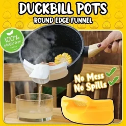Anti-splash Leak Kitchenware Pots Round Mouth Edge Conductors Duckbill Liquid Conductors Soup Pourer Kitchen Gadgets