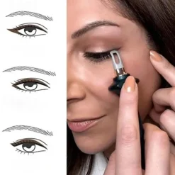 Arcbelle Eyeliner Set - Multi-Purpose Make-Up Application Tool,Easy Application Eyeliner Pen with Silicone Tool for Precise Eye and Lip