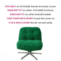 Armchair Cover Solid Color Yarn Dyed (Without Sofa Only Cover) DYVLINGcover LITB PRIME cover