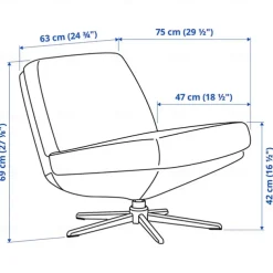 Armchair Cover Solid Color Yarn Dyed (Without Sofa Only Cover) DYVLINGcover LITB PRIME cover