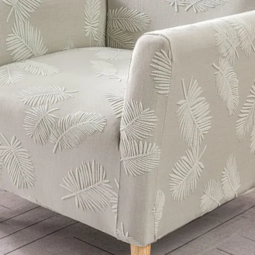 Armchair Cover Tub Chair Slipcover T-shaped Jacquard for Living Room Bedroom Office Elastic Single Sofa Covers Home Bar Counter