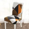 Arrival Super Fit Stretch Removable Washable Short Dining Chair Protector Cover Seat Slipcover for Hotel Dining Room Ceremony Banquet Wedding Party