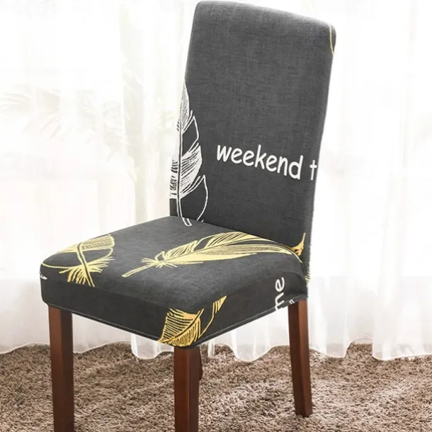 Arrival Super Fit Stretch Removable Washable Short Dining Chair Protector Cover Seat Slipcover for Hotel Dining Room Ceremony Banquet Wedding Party