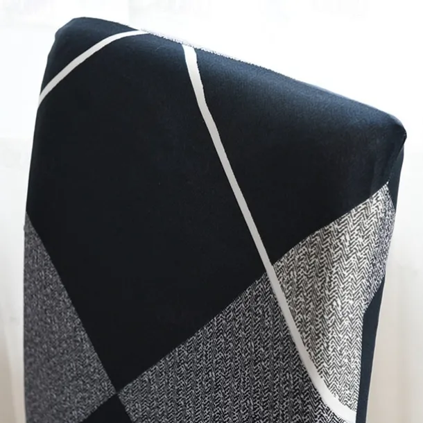 Arrival Super Fit Stretch Removable Washable Short Dining Chair Protector Cover Seat Slipcover for Hotel Dining Room Ceremony Banquet Wedding Party