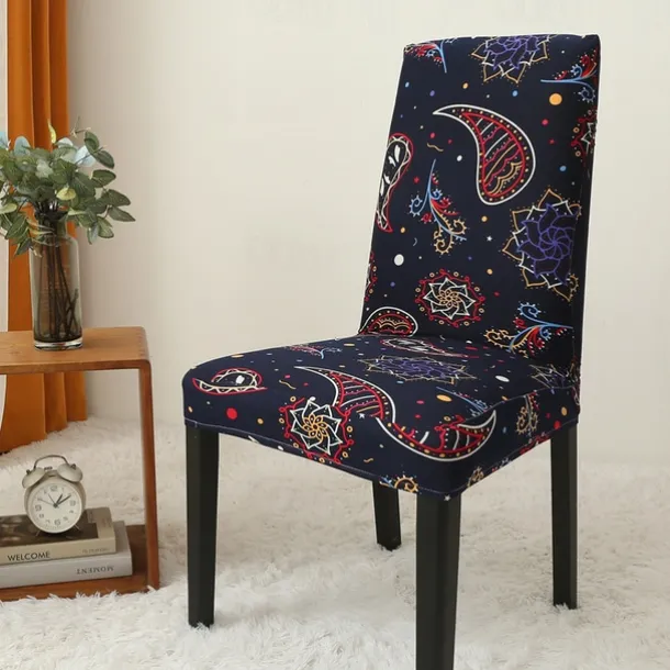 Arrival Super Fit Stretch Removable Washable Short Dining Chair Protector Cover Seat Slipcover for Hotel Dining Room Ceremony Banquet Wedding Party