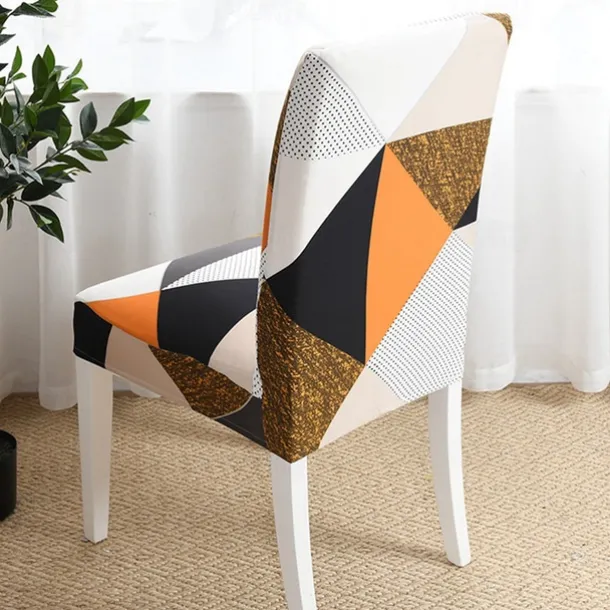 Arrival Super Fit Stretch Removable Washable Short Dining Chair Protector Cover Seat Slipcover for Hotel Dining Room Ceremony Banquet Wedding Party