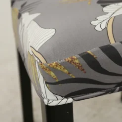 Arrival Super Fit Stretch Removable Washable Short Dining Chair Protector Cover Seat Slipcover for Hotel Dining Room Ceremony Banquet Wedding Party