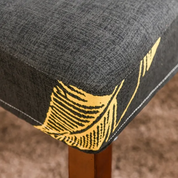 Arrival Super Fit Stretch Removable Washable Short Dining Chair Protector Cover Seat Slipcover for Hotel Dining Room Ceremony Banquet Wedding Party