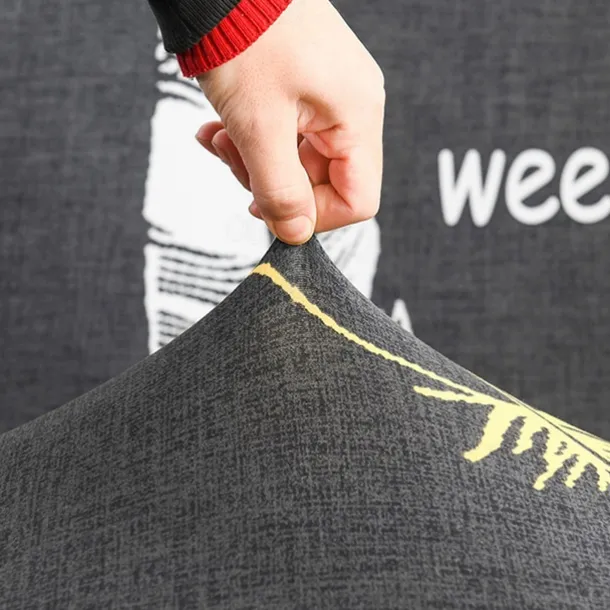 Arrival Super Fit Stretch Removable Washable Short Dining Chair Protector Cover Seat Slipcover for Hotel Dining Room Ceremony Banquet Wedding Party