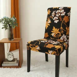 Arrival Super Fit Stretch Removable Washable Short Dining Chair Protector Cover Seat Slipcover for Hotel Dining Room Ceremony Banquet Wedding Party