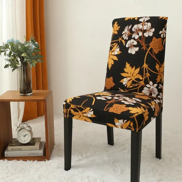 Arrival Super Fit Stretch Removable Washable Short Dining Chair Protector Cover Seat Slipcover for Hotel Dining Room Ceremony Banquet Wedding Party