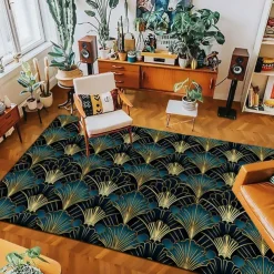 Art Deco Area Rug Kitchen Mat Non-Slip Oil Proof Floor Mat Livingroom Rug Indoor Outdoor Mat Bedroom Decor Bathroom Mat Entrance Rug Door Mat