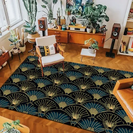 Art Deco Area Rug Kitchen Mat Non-Slip Oil Proof Floor Mat Livingroom Rug Indoor Outdoor Mat Bedroom Decor Bathroom Mat Entrance Rug Door Mat