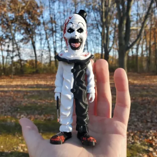 Art The Clown Figure Terrifier Statue Horror Movie Action Figures Killer Clown Bust Sculpture Terrify Merch Collectible Home Office Garden Decor