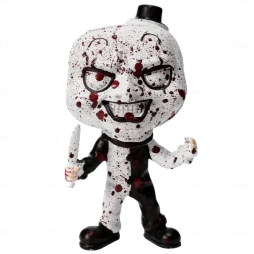 Art The Clown Figure Terrifier Statue Horror Movie Action Figures Killer Clown Bust Sculpture Terrify Merch Collectible Home Office Garden Decor