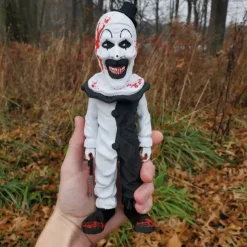 Art The Clown Figure Terrifier Statue Horror Movie Action Figures Killer Clown Bust Sculpture Terrify Merch Collectible Home Office Garden Decor
