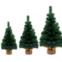 Artificial Christmas Tree, Green Christmas Tree Table Decorations for Indoor Furniture, Office, Cabinets, Fireplaces, Christmas Parties