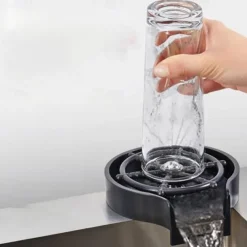 Automatic Cup Washer Faucet Glass Rinser Kitchen Sink Bar Glass Rinser Coffee Pitcher Wash Cup For Kitchen Bar Accessories