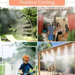 Automatic Drip Irrigation System Kit Timer Micro Sprinkler Garden Watering