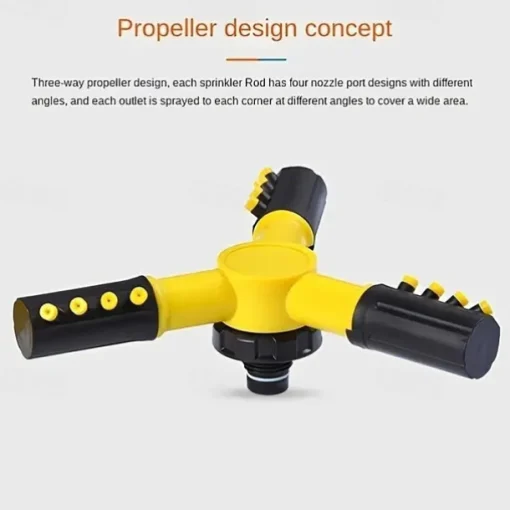 Automatic Rotating Sprinkler, 360° Watering Tools For Lawn, Nozzle For Garden Irrigation, Watering Equipment, Gardening & Lawn Supplies