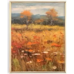 Autumn Landscape Wall Art Canvas Prints and Posters Pictures Decorative Fabric Painting For Living Room Pictures No Frame