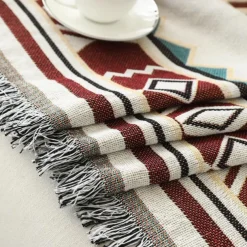 Aztec Sofa Cover Sofa Blanket Geometric Print Couch Cover Couch Protector Sofa Throw Cover Washable for Armchair/Loveseat/3 Seater/4 Seater/L Shape Sofa