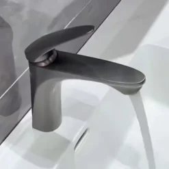 Basin Mixer Tap Bathroom Basin Faucet Brass Sink Mixer Tap Hot & Cold Single Handle Bathroom Sink Faucet