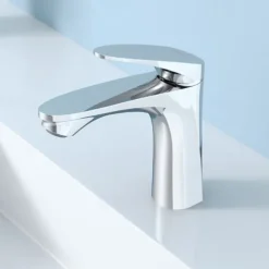 Basin Mixer Tap Bathroom Basin Faucet Brass Sink Mixer Tap Hot & Cold Single Handle Bathroom Sink Faucet