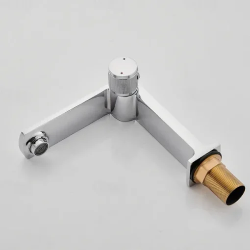 Basin Sink Mixer Taps, Bathroom Sink Faucet Single Handle One Hole Deck Mounted Vessel Water Tap with Hot and Cold Hose