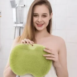 Bath Mat Non-slip Remove Dead Skin Lazy People Rub Back Artifact Silicone Shower Foot Scrubber Back Brush Bathroom Massager Clean