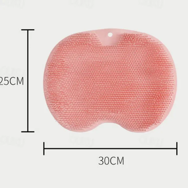 Bath Mat Non-slip Remove Dead Skin Lazy People Rub Back Artifact Silicone Shower Foot Scrubber Back Brush Bathroom Massager Clean