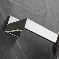 Bath Towel Bar,SUS304 Stainless Steel Towel Rack for Bathroom,Bathroom Accessories Towel Rod Heavy Duty Wall Mounted Towel Holder (Chrome)