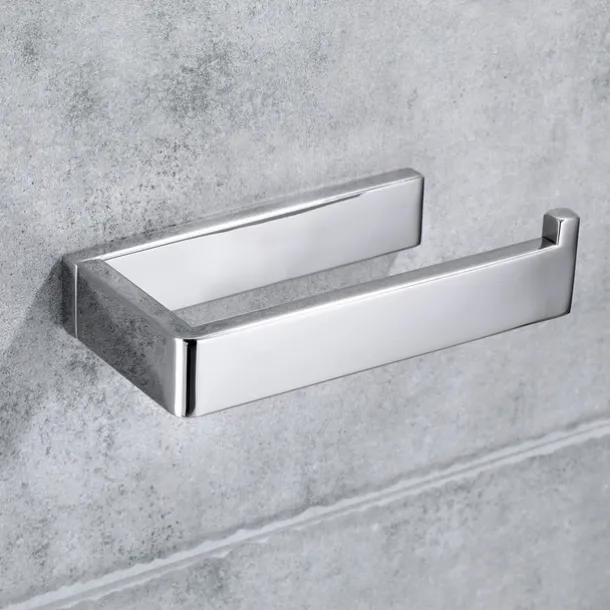 Bathroom Accessory Set 304 Stainless Steel 3-Piece Towel Rack Towel Ring Toilet Paper RackBright Silvery